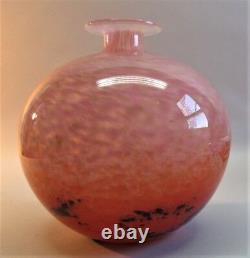 Gorgeous & Large Signed Antique SCHNEIDER FRENCH ART DECO Glass Vase, c. 1925