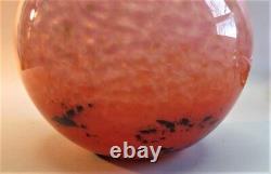 Gorgeous & Large Signed Antique SCHNEIDER FRENCH ART DECO Glass Vase, c. 1925