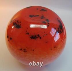 Gorgeous & Large Signed Antique SCHNEIDER FRENCH ART DECO Glass Vase, c. 1925
