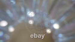 Huge 10 1/2 Inch Baccarat France Art Glass Eudes Crystal Bouquet Flower Vase