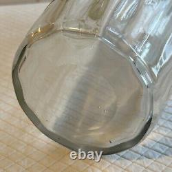 Huge Pair Antique French Raised Gilt Baccarat / Saint Louis Crystal Glass Vases