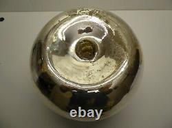 Huge Poor Man's Silver Glass Mercury Argent Du Pauvre Verre Antique Vase Mercure