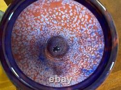 Jean-Claude Navaro Art Glass Large Vase