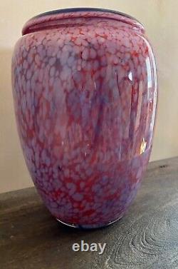 Jean-Claude Navaro Art Glass Large Vase