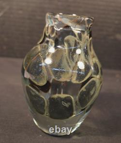 Jean Claude Novaro French Art Glass Vase
