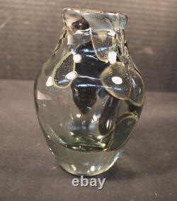 Jean Claude Novaro French Art Glass Vase