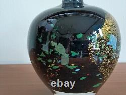 Jean-Claude Novaro French Studio Art Glass Vase