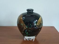 Jean-Claude Novaro French Studio Art Glass Vase