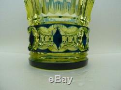 Joseph Simon Art Deco Urane Vaseline Uranium Art Deco Vase Val Saint Lambert