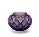LALIQUE CRYSTAL LANGUEDOC PURPLE SMALL VASE. Ref 10489000 RRP £770