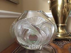 LALIQUE french fine crystal vase Tresses LIMITED EDITION no 85/99 art glass