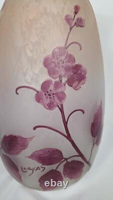 LEGRAS 19th Century Large Art Cameo Glass Vase. Has Been Reduced By 20%