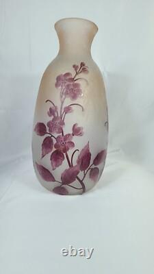 LEGRAS 19th Century Large Art Cameo Glass Vase. Has Been Reduced By 20%