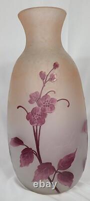LEGRAS 19th Century Large Art Cameo Glass Vase. Has Been Reduced By 20%