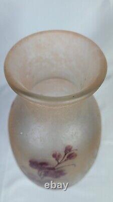 LEGRAS 19th Century Large Art Cameo Glass Vase. Has Been Reduced By 20%