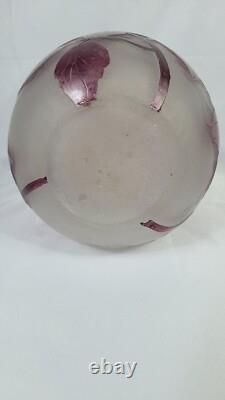 LEGRAS 19th Century Large Art Cameo Glass Vase. Has Been Reduced By 20%