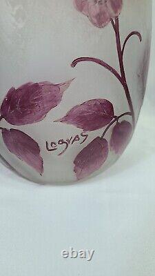 LEGRAS 19th Century Large Art Cameo Glass Vase. Has Been Reduced By 20%