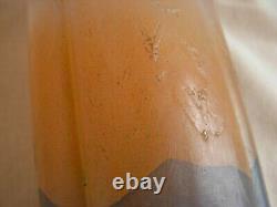 LEGRAS, ANTIQUE FRENCH CAMEO GLASS VASE, SHEPHERD IN FOREST, EARLY 20th CENTURY