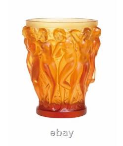Lalique AUTHENTIC crystal vase glass 24 height