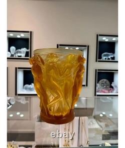 Lalique AUTHENTIC crystal vase glass 24 height