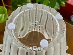 Lalique Art Deco Royat Vase New in Box Signed and Guaranteed Authentic Stunning