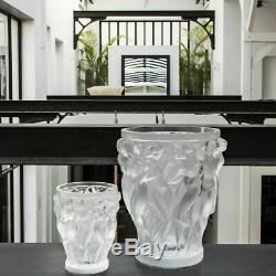 Lalique BACCHANTES SMALL VASE CLEAR CRYSTAL 10547500