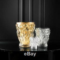 Lalique BACCHANTES SMALL VASE CLEAR CRYSTAL 10547500