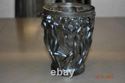 Lalique BACCHANTES Small Bronze Color Vase BRAND NEW IN BOX & FREE SHIPPING