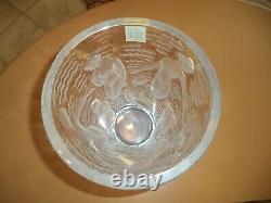 Lalique Bacchantes Ondines Crystal Vase France-NUDE WOMEN MUSES sticker chip