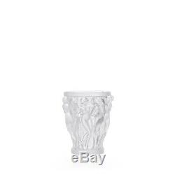 Lalique Bacchantes Vase #10547500 Brand New In Box Frosted Crystal Nude Women Fs
