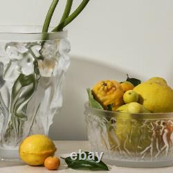 Lalique Bacchantes Vase Clear Crystal 1220000