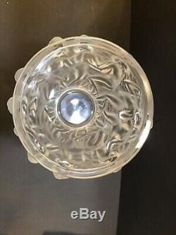 Lalique Bacchantes Vase EUC Large Signed Retail $4900