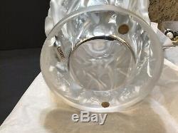 Lalique Bacchantes Vase EUC Large Signed Retail $4900