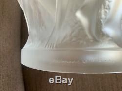 Lalique Bacchantes Vase Large french nude with signature