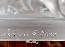 Lalique Bacchantes Vase Mint Condition Guaranteed Authentic Signed Retail $4900