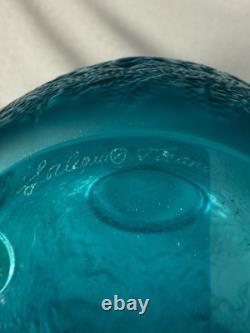 Lalique Blue Bitches Vase