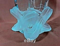 Lalique Clear Crystal 11 Square Vase