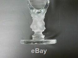 Lalique Crystal 11 Vase, Frosted Deer Base Wow