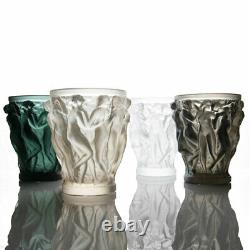 Lalique Crystal, Bacchantes Large Crystal Vase, Clear -in Original Packing