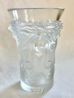 Lalique Crystal FANTASIA 7 Vase