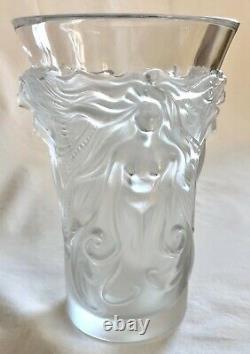 Lalique Crystal FANTASIA 7 Vase