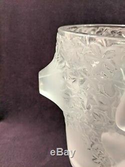 Lalique Crystal Ganymede Ice Bucket / Champagne-Wine Cooler/Vase