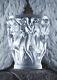 Lalique Crystal Large Bacchantes Vase #1220000 Brand Nib Frosted Women Save $$$