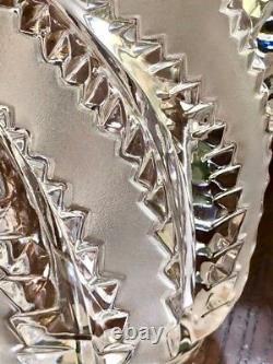 Lalique Crystal Lobelia Fern Vase, Mint Condition, Signed & Guaranteed Authentic