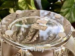 Lalique Crystal Lobelia Fern Vase, Mint Condition, Signed & Guaranteed Authentic