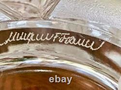 Lalique Crystal Lobelia Fern Vase, Mint Condition, Signed & Guaranteed Authentic