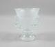 Lalique Crystal ST CLOUD Acanthus Vase Clear & Frosted #12229 MINT