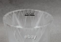 Lalique Crystal Thebes 4 5/8 Vase Egyptian Inspired French Art Glass