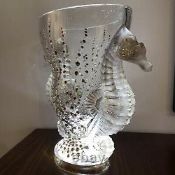 Lalique Crystal Vase, Perfect Condition. Comes With Authenticity Certificate