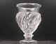 Lalique Crystal Vase in the Ermenonville pattern